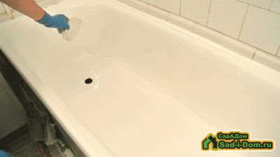Реанимация старой ванны своими руками